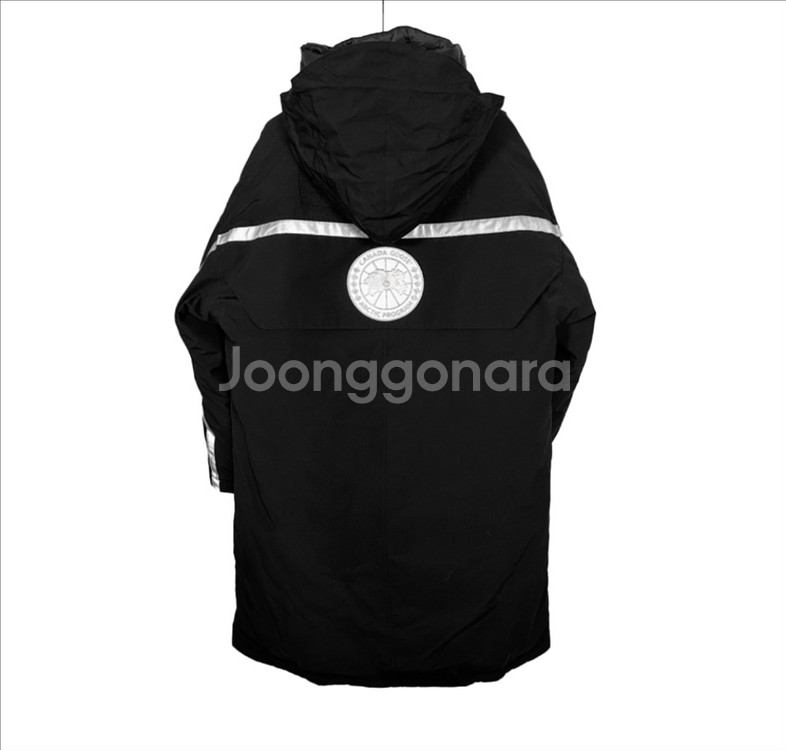 [S] 준지 x 캐나다구스 레졸루트 롱 패딩 자켓 블랙--1
