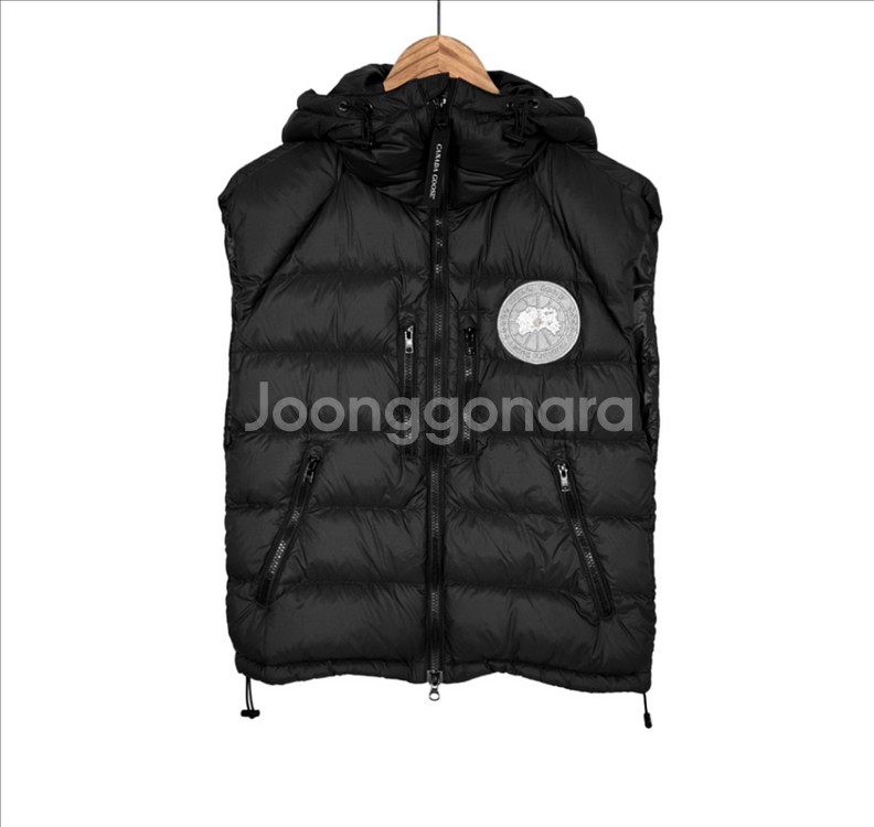 [S] 준지 x 캐나다구스 레졸루트 롱 패딩 자켓 블랙--2