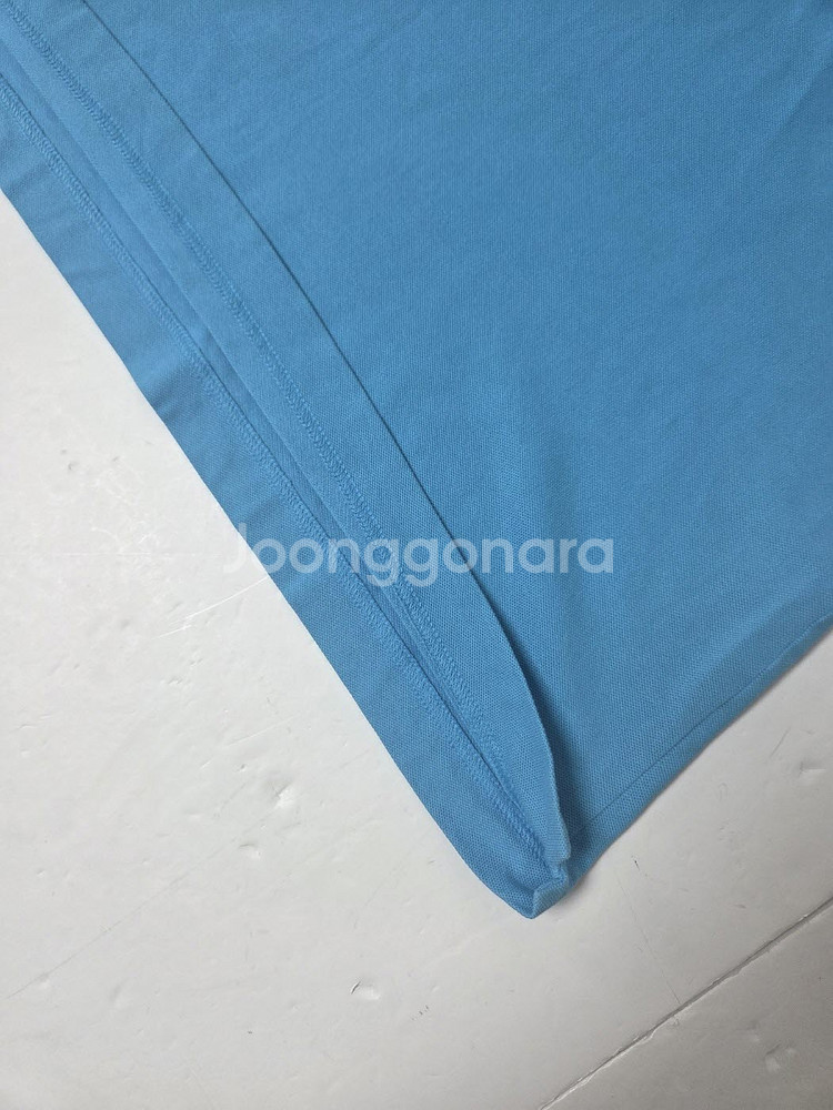 라코스테 자수 로고 카라 원피스 스카이블루(S)--4