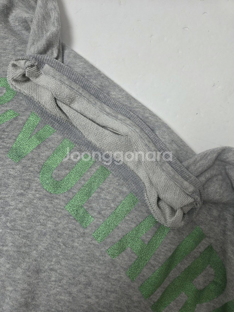 쟈딕앤볼테르 루즈핏 그린 로고 긴팔 스웻셔츠(M)--7
