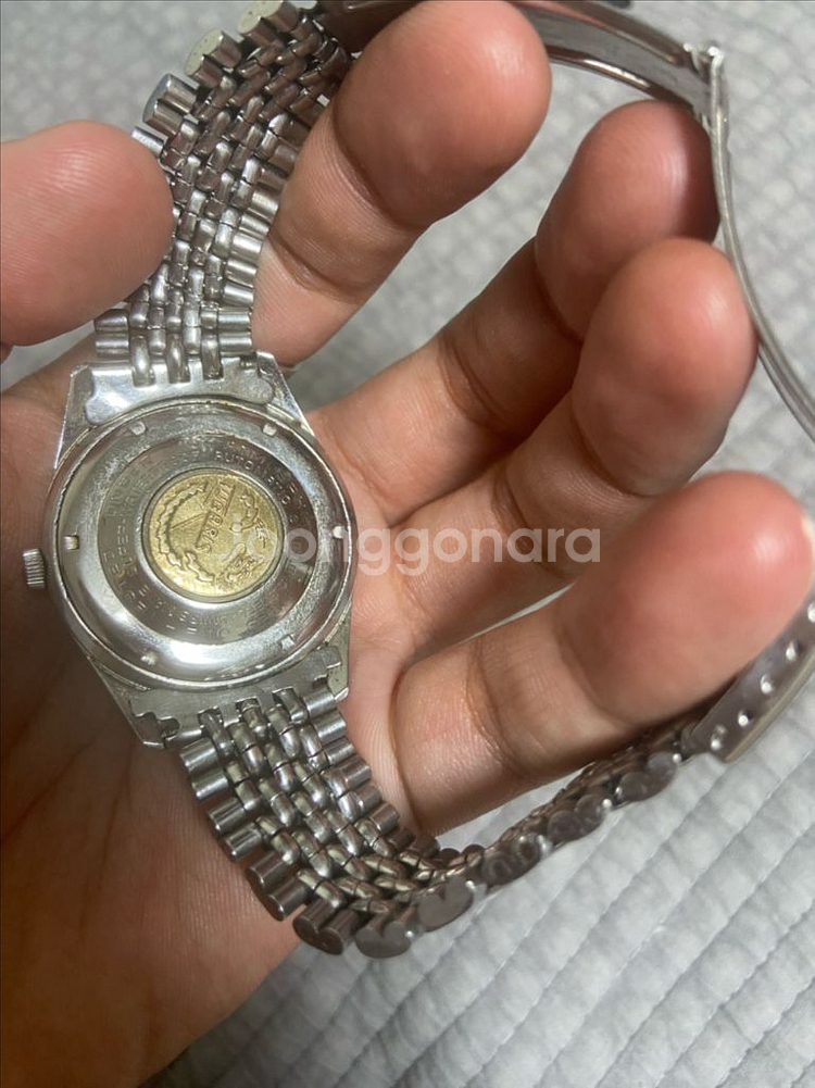 빈티지 투가리스금배꼽오토메틱시계팝니다--1