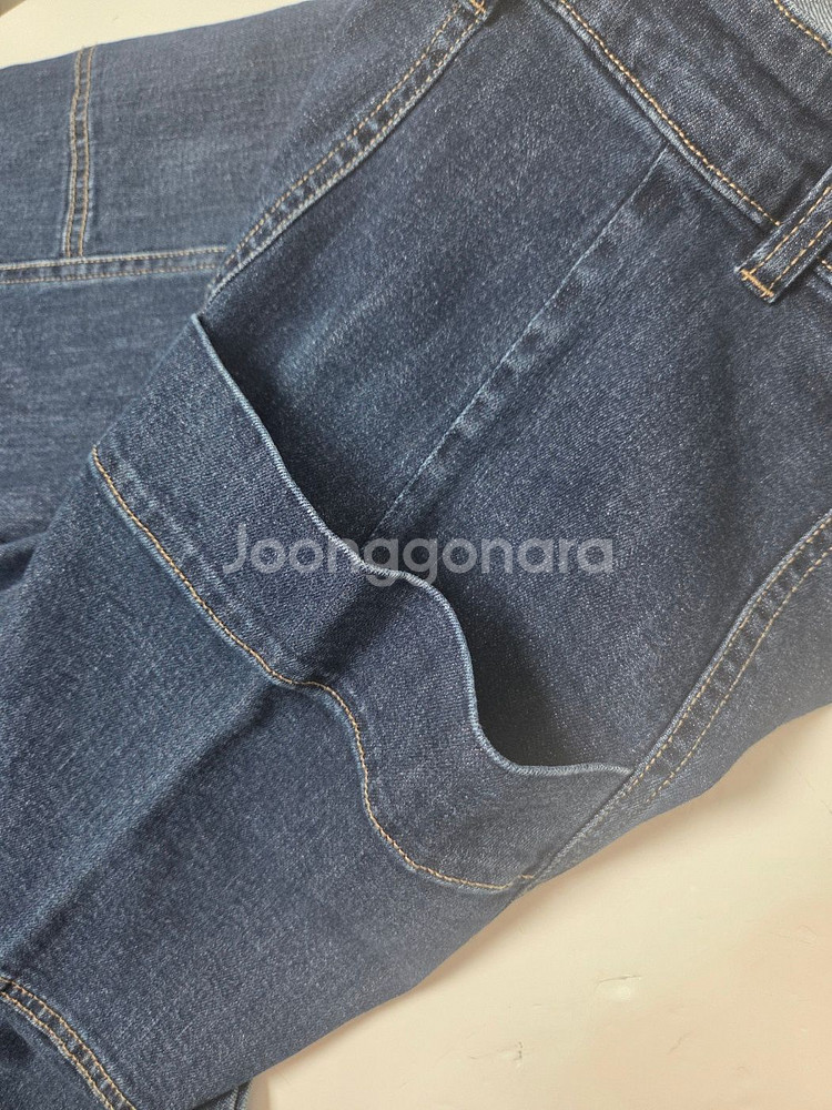 네헤라 코튼 데님 와이드 팬츠 블루(XS)--7