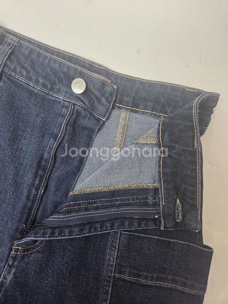 네헤라 코튼 데님 와이드 팬츠 블루(XS)--3