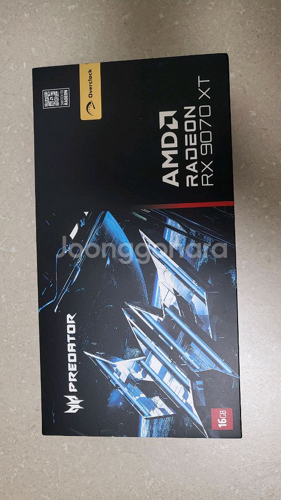 AMD 라데온 RX 9070 XT 프레데터 16GB--0