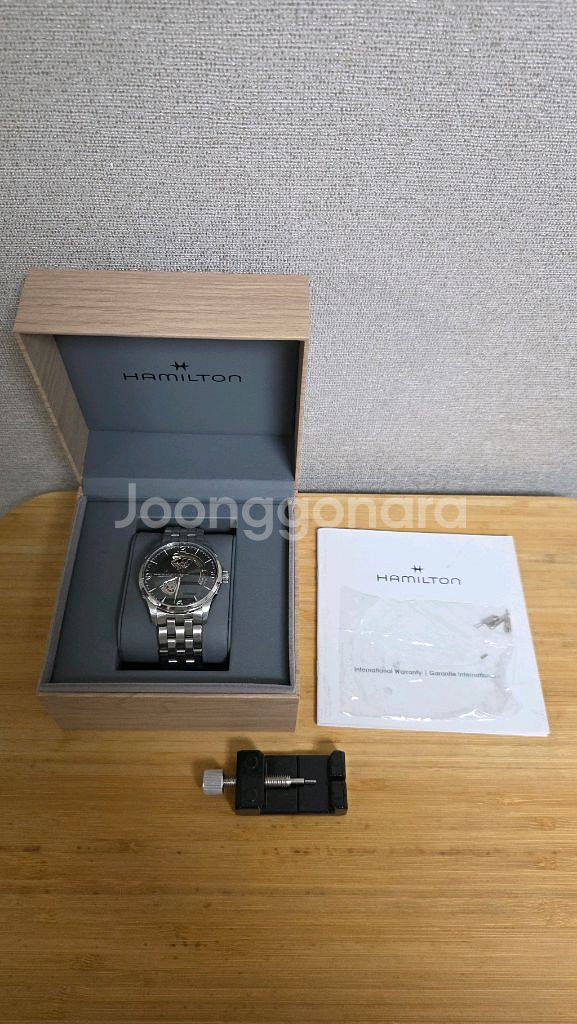 [판매] 해밀턴 재즈마스터 오픈하트 42mm--9
