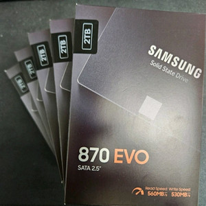 삼성 ssd 870evo 2tb 미개봉 하드팝니다