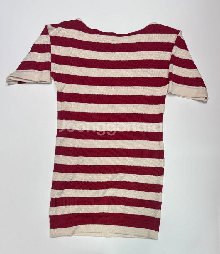 여성 라코스테 반팔 니트 원피스--1