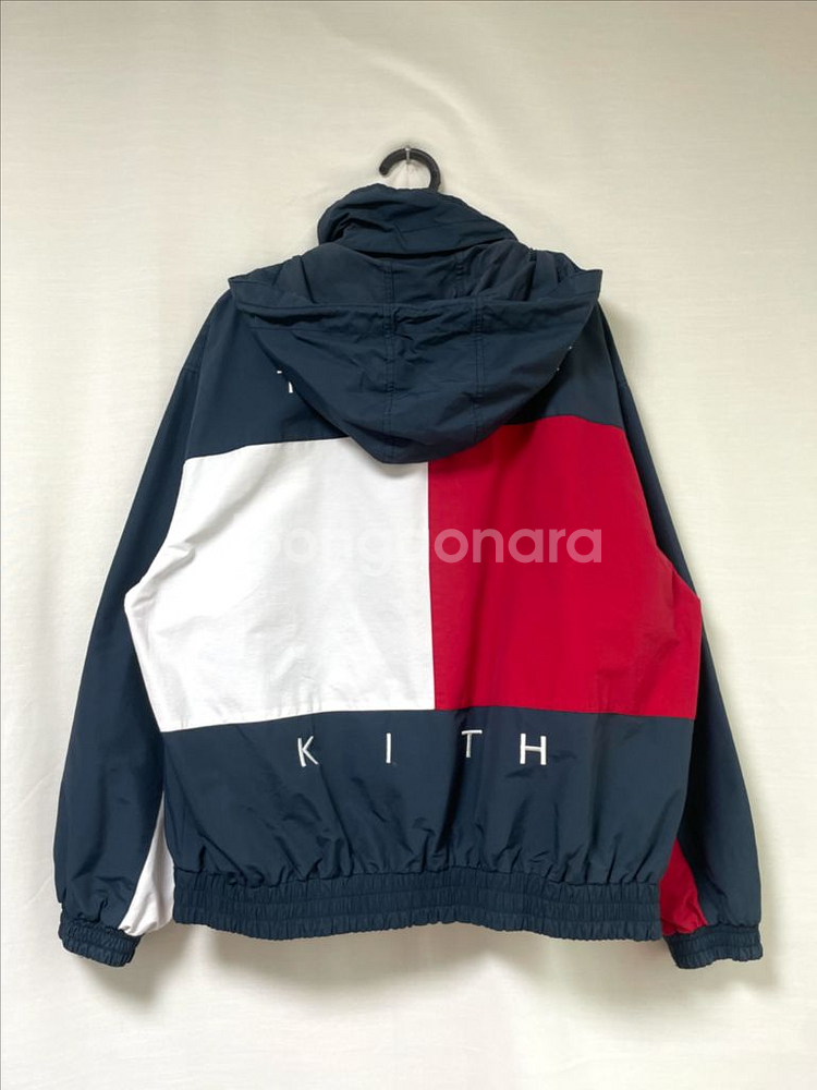 (대장급) 타미힐피거xkith 크롭 리버시블 바람막이--3