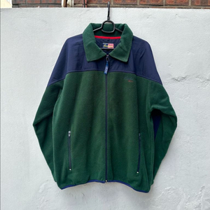 90s 빈티지 라드반 플리스 자켓 후리스 네이비 그린