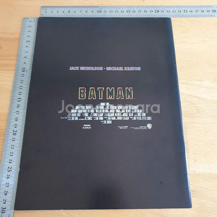 영화 배트맨 마이클키튼 잭니콜슨 팀버튼 일본영화팜플렛--1