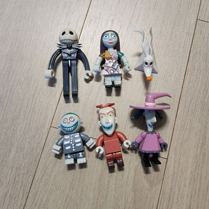 팀버튼 크리스마스의 악몽 피규어 가챠 디즈니 토이