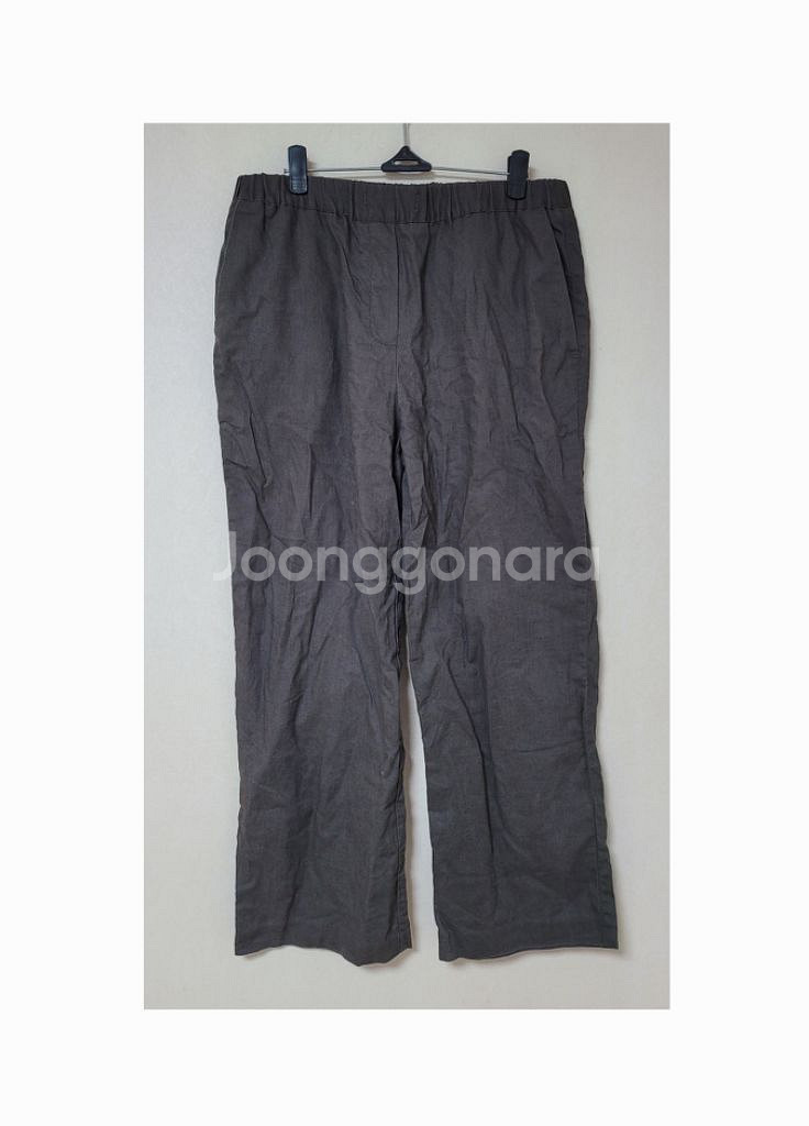 라삐아프 여름 마 밴딩 바지 브라운 31--0