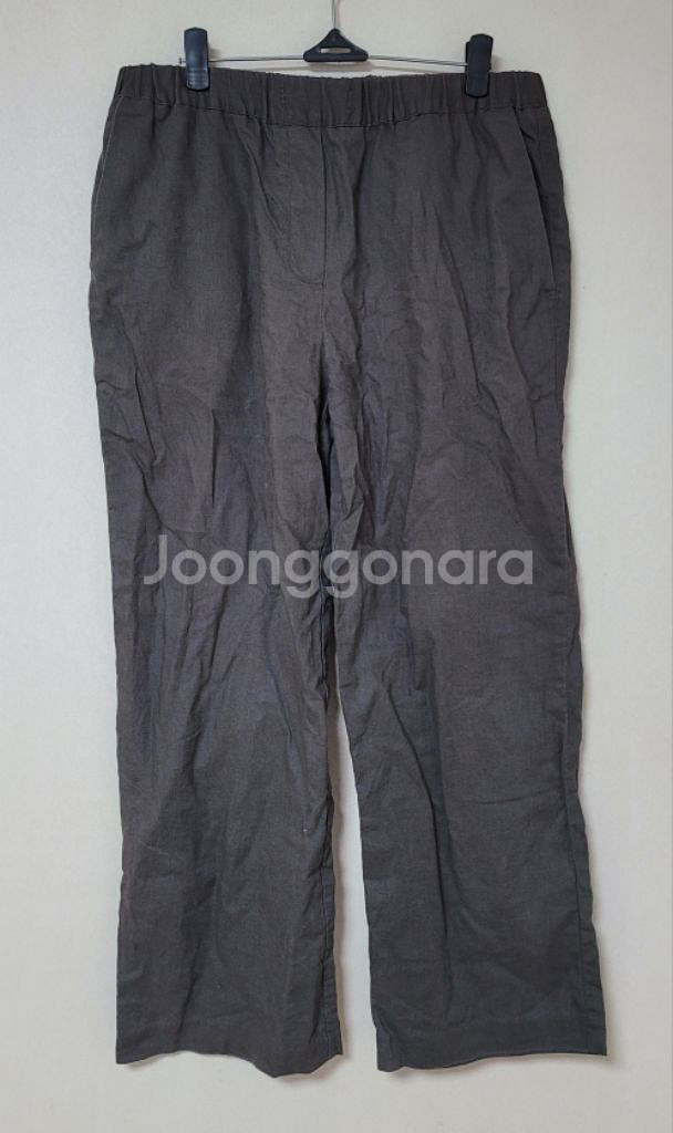 라삐아프 여름 마 밴딩 바지 브라운 31--1