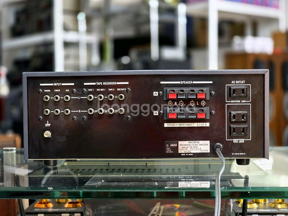 Sony 빈티지 인티앰프 TA-2650 ㅡ민트급ㅡ--5
