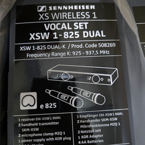 젠하이저 XSW1 825 DUAL 마이크 판매합니다.