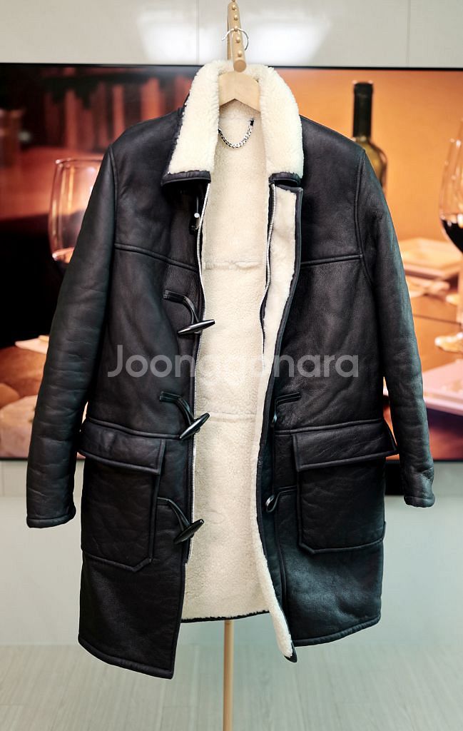 Sandro 산드로 무톤 리버서블 코트 L~XL--0