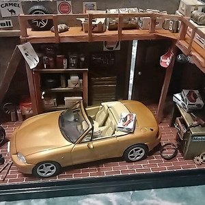 1/43자동차 정비 디오라마(일본개인 자작품)