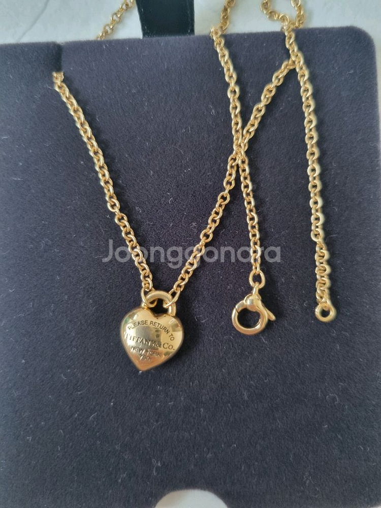 티파니 리턴투 풀하트 목걸이팝니다ㅡ정품--3