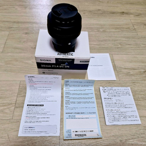 시그마 30mm F1.4 DC DN 후지 x 마운트