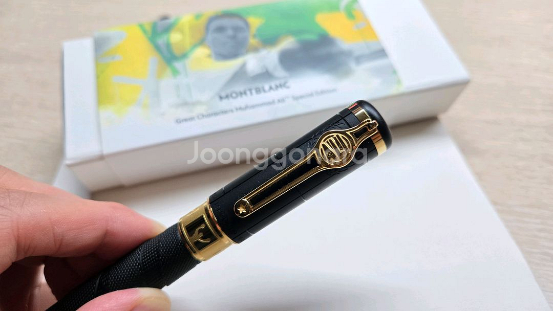 몽블랑 만년필 무하마드 알리 미사용 새제품--0