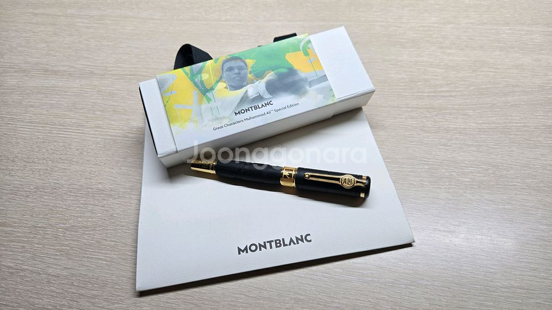 몽블랑 만년필 무하마드 알리 미사용 새제품--1