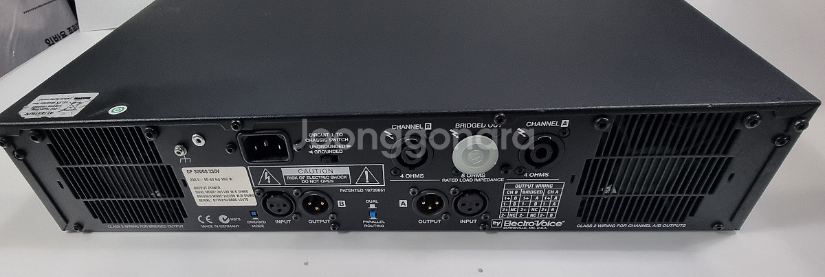 ev cp3000s 파워앰프 판매합니다.--2