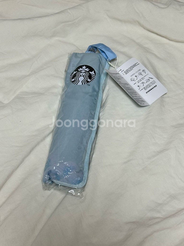 스타벅스 서머 하이드아웃 3단 자동 양우산--0