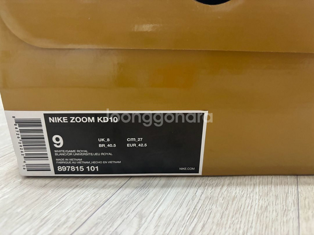 나이키 KD 10 골든워리어스--2