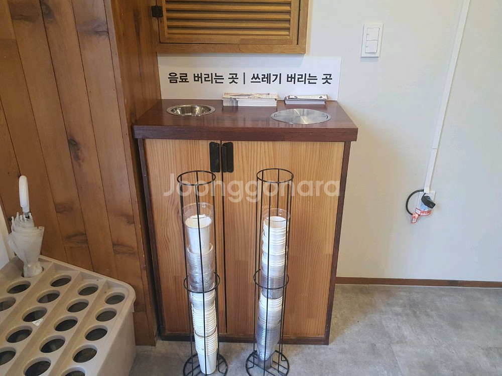 동구전자 무인커피머신 A1 + 하부장,테이블--7
