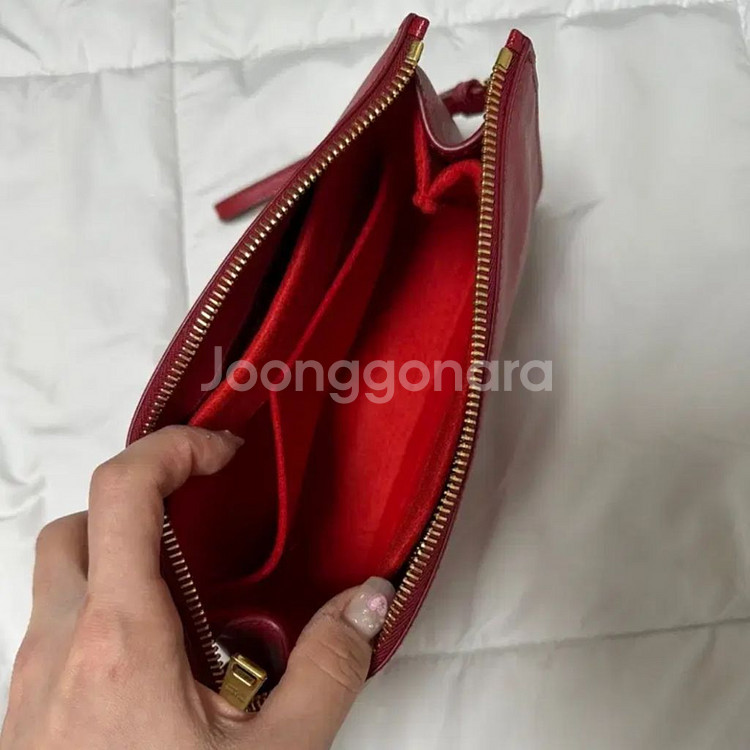 프라다 사피아노 파우치지갑 클러치 (정품)--4