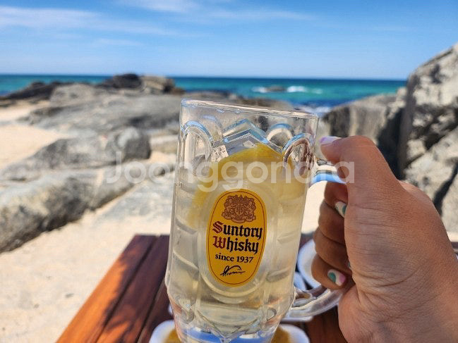 산토리니 하이볼 맥주잔 컵 술컵--2