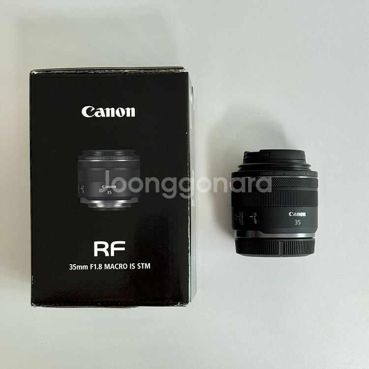 캐논 RF 35mm MAICRO IS STM 신품급 판--1