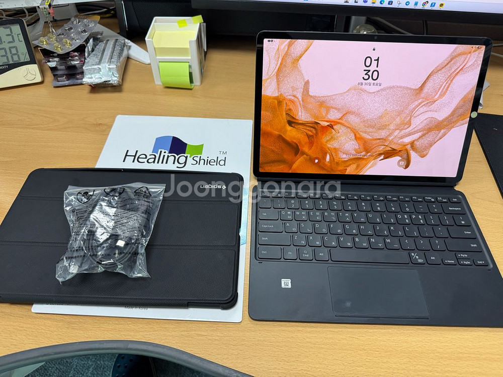 갤럭시탭 s8+ 128g s펜 키보드케이스--0