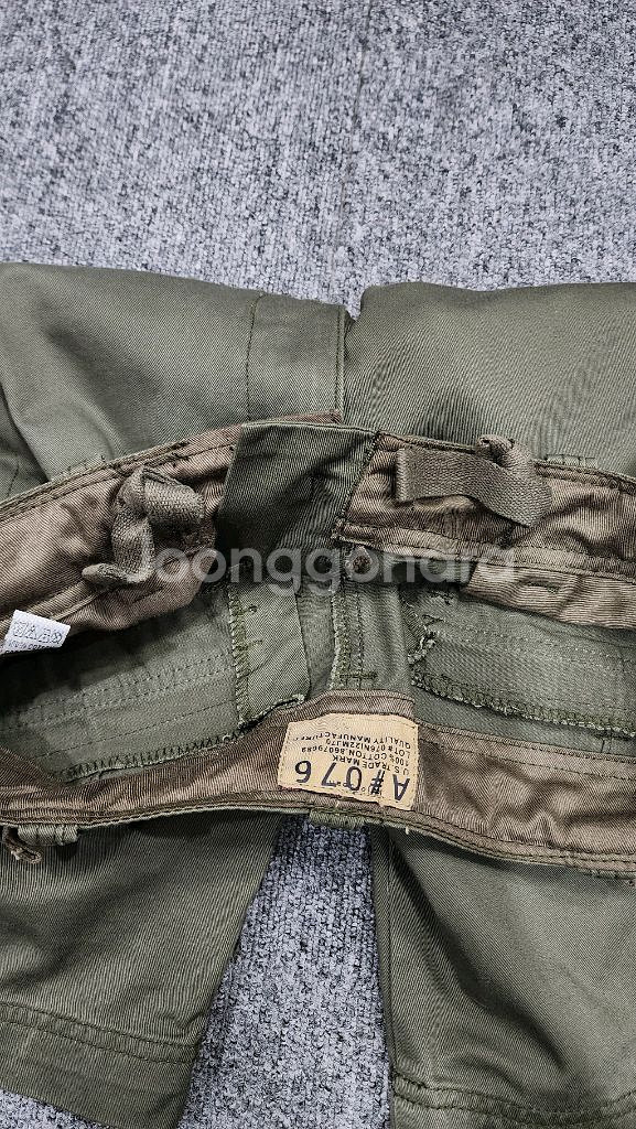 빈티지 카고 하프팬츠 반바지 L--4