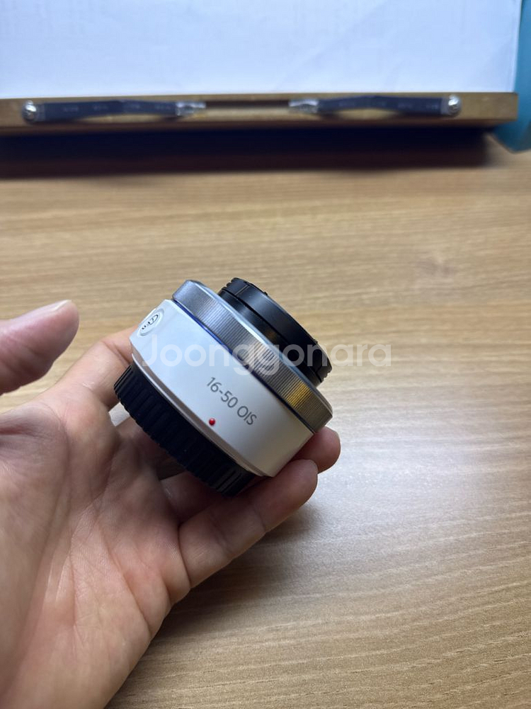 삼성 nx렌즈 16-50 / 16mm 화이트렌즈--0