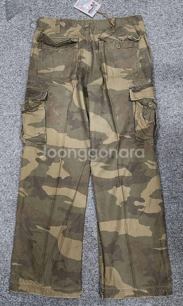 HCO 빈티지 카모플라쥬 탄창 Y2K 카고 팬츠 34--1