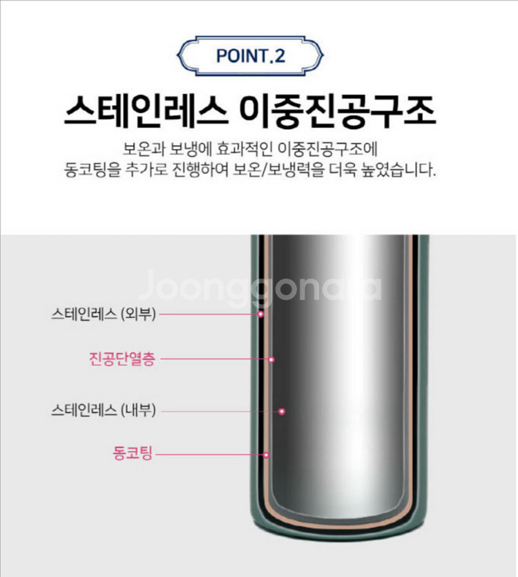 로얄그래프톤 보온보냉병 3600 새상품--2