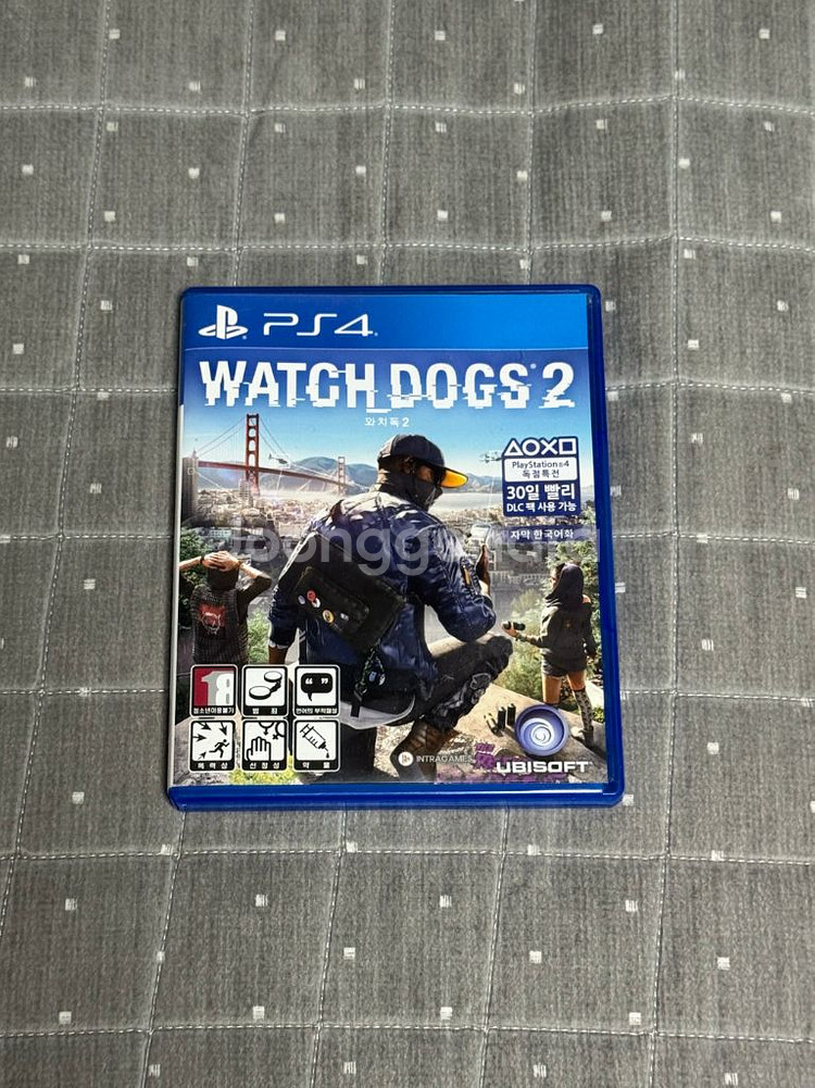 PS4 플스4 cd 타이틀 워치독스2 한글판--0