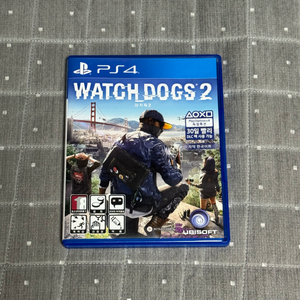 PS4 플스4 cd 타이틀 워치독스2 한글판