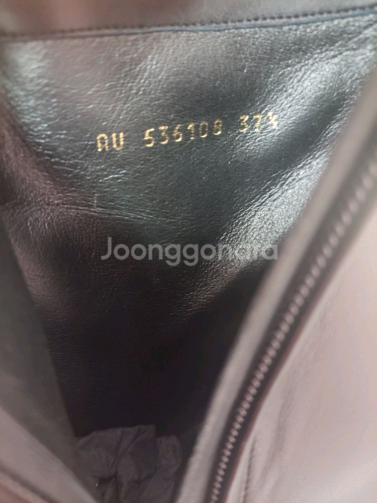 정품)급처새상품!생로랑 가죽오피움85앵클부츠구두힐선물용--2