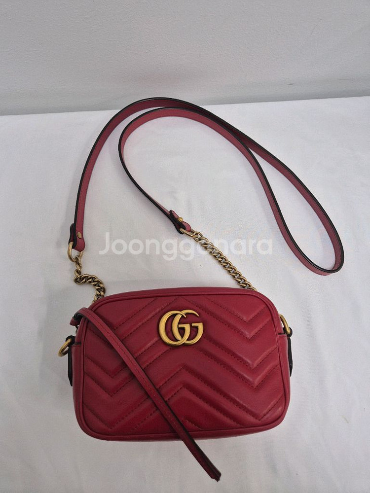 구찌 GG 마몬트 미니 카메라백 448065--6