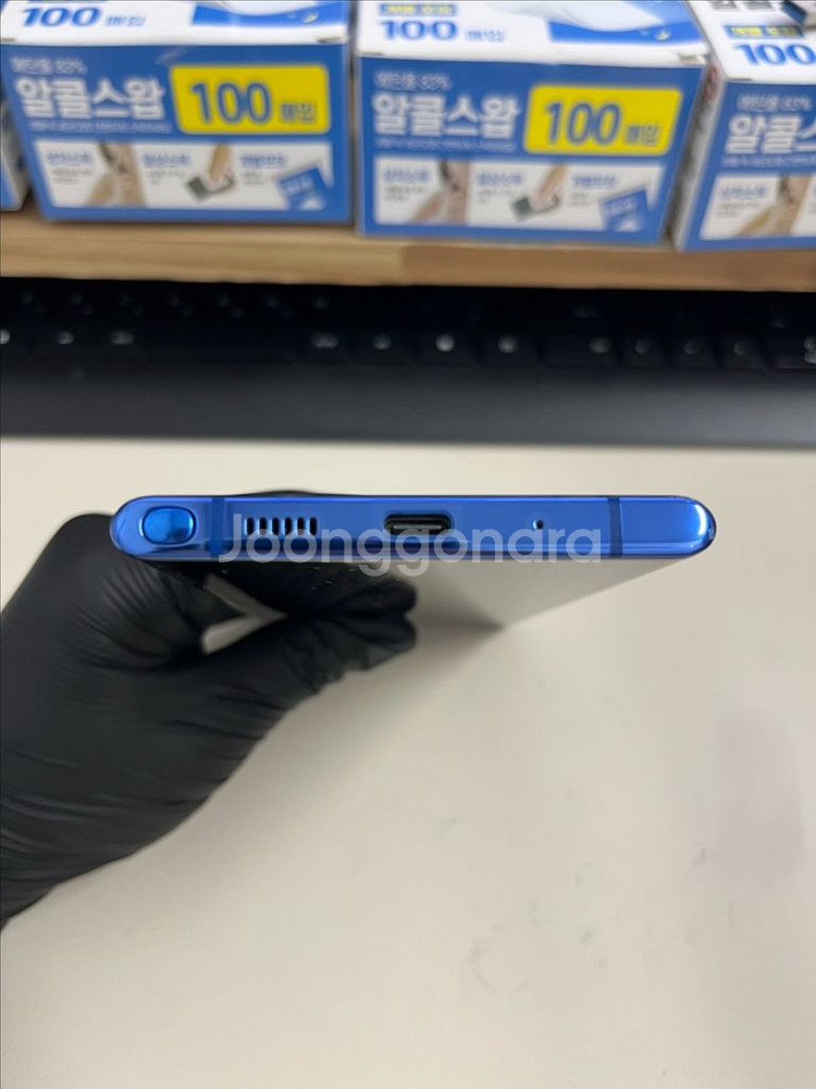 갤럭시노트10플러스 256G 블루 S급!--3