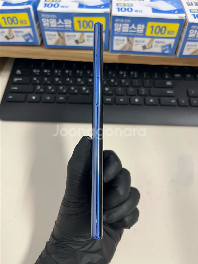 갤럭시노트10플러스 256G 블루 S급!--7