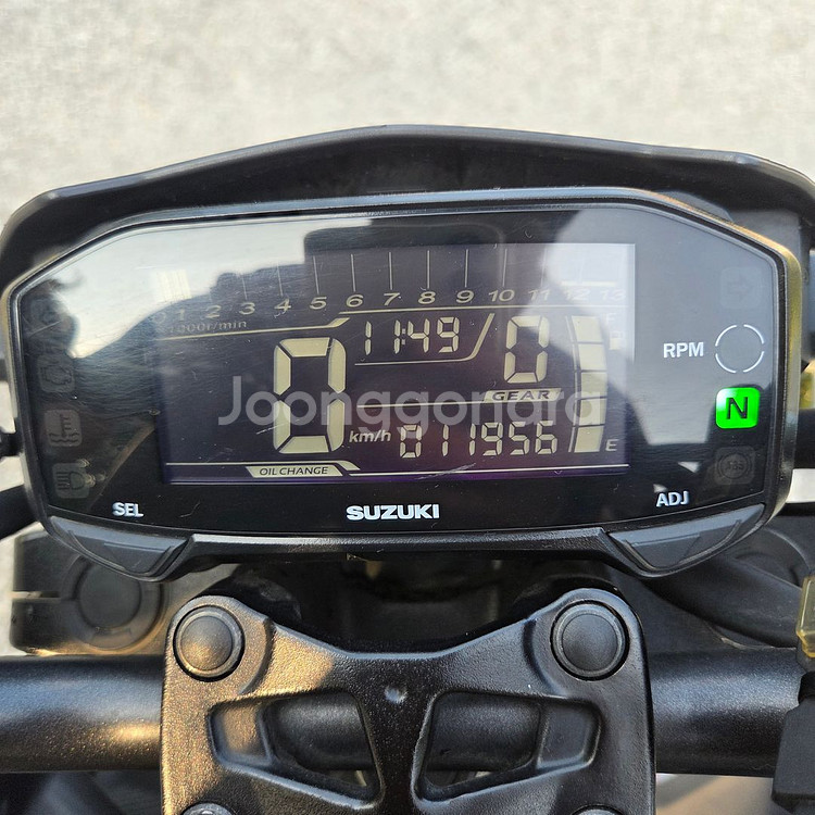 21년식 GSX-S125 짧은키로수 저렴하게 판매합니다--9