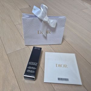 (새상품, 쇼핑백, 생일 카드 포함) 디올 립글로우 버