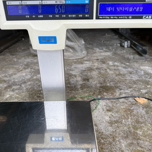 카스 전자저울 CL5500 정육이력제 저울