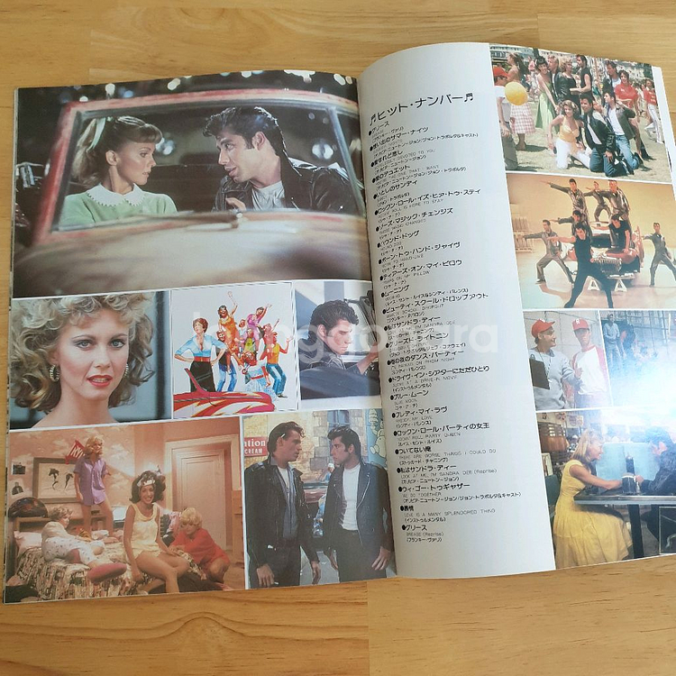 영화 그리스 존트라볼타 올리비아뉴튼존 일본영화팜플렛--8