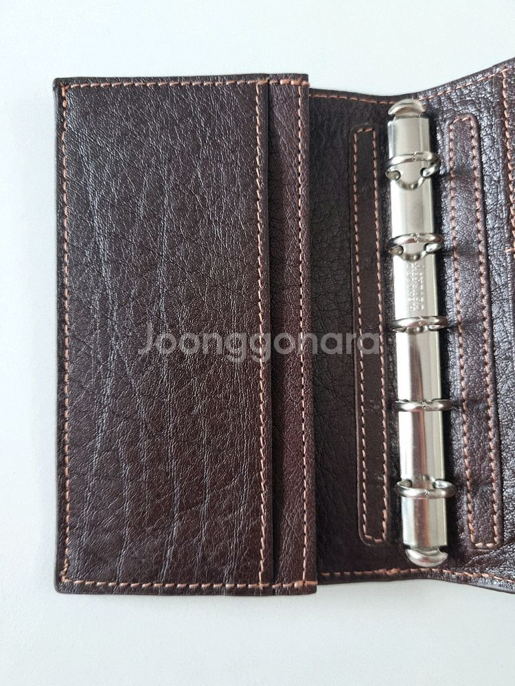 애쉬포드 딥 브라운 m5 5공 다이어리 ashford--6