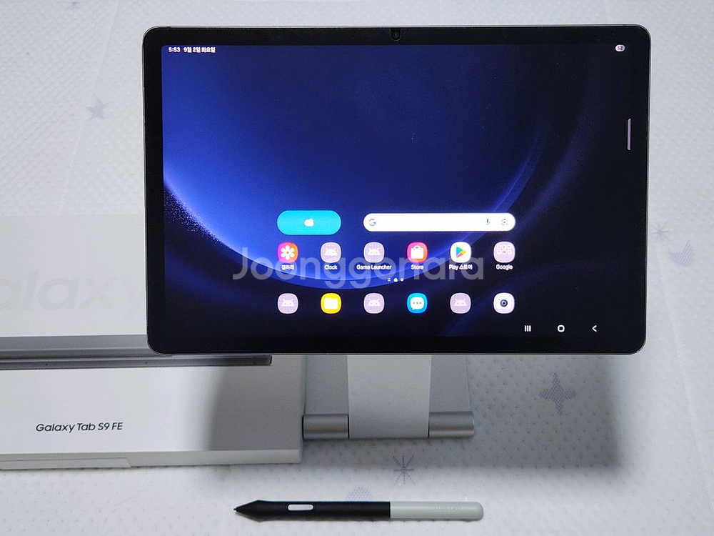 삼성 갤럭시탭 S9 FE+거치대+펜 안전결제O--3