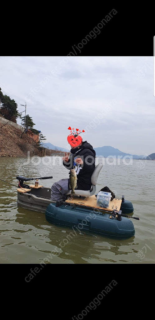 불침선 1인용보트+선외기--7